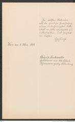 k.k. naturhistorisches Hofmuseum, Intendanzakten 1885-1896 (Hauer), Aktenzahl Z.293/1888, Seite 2